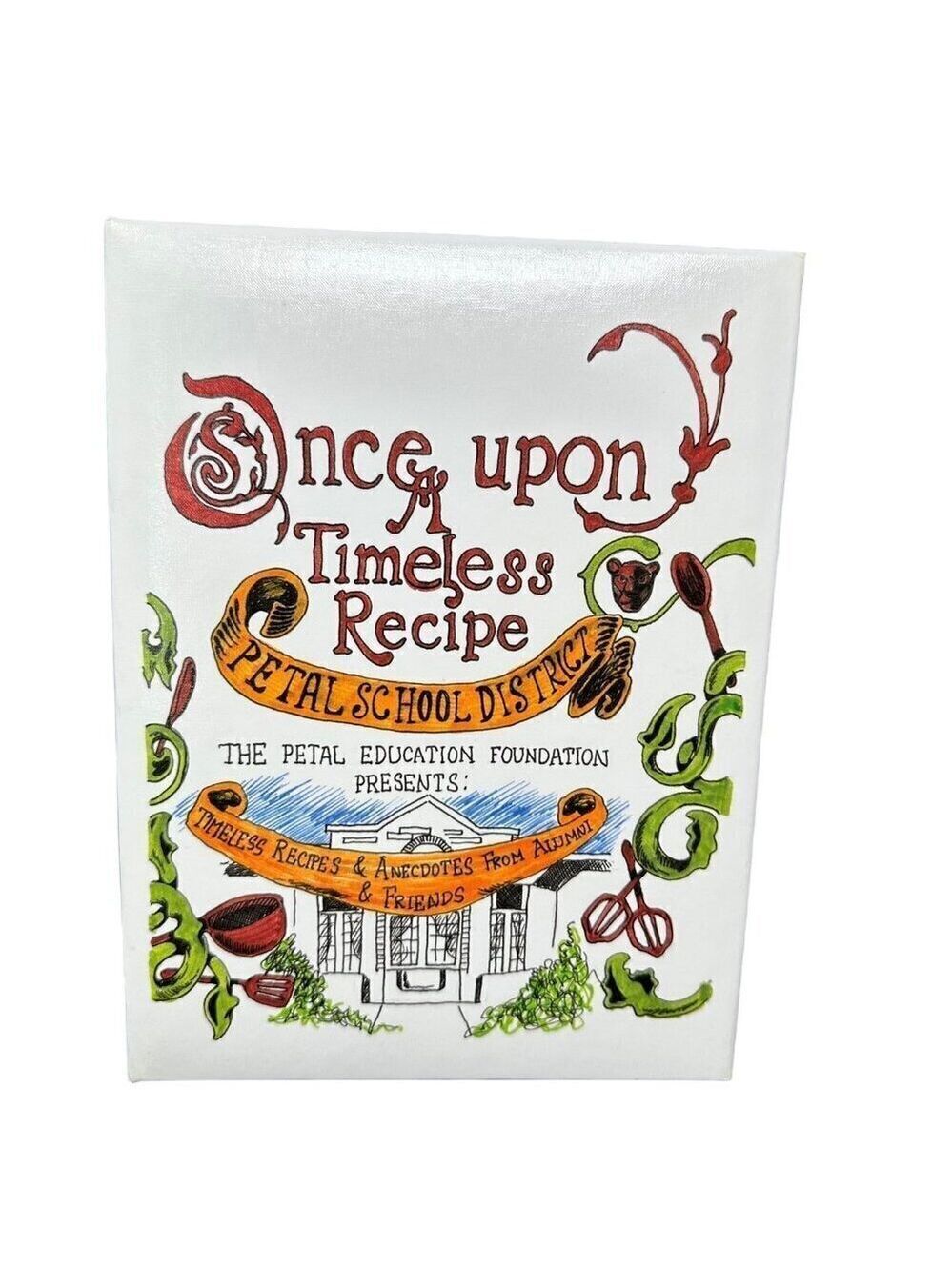 Once Upon A Timeless Recipe Cookbook Petal Education Foundation Ring Binder